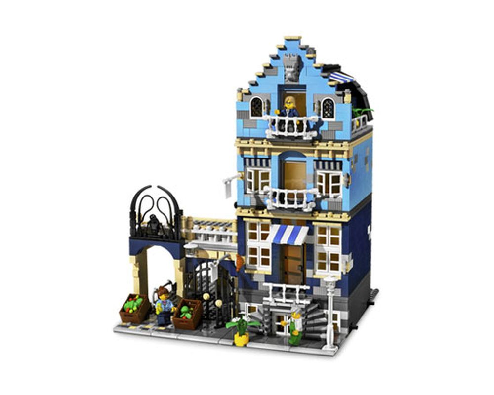 PRE-LOVED LEGO Modular Buiding Factory Market Street 10190
