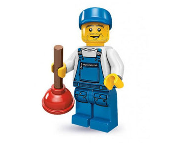 LEGO MINIFIG Plumber, Series 9 col09-16