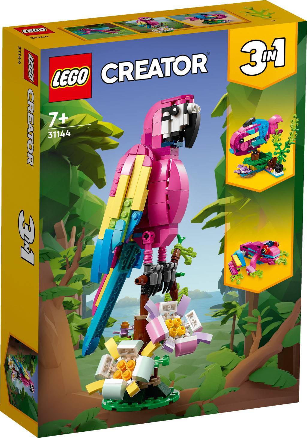 LEGO Creator 3 in 1 Exotic Pink Parrot 31144