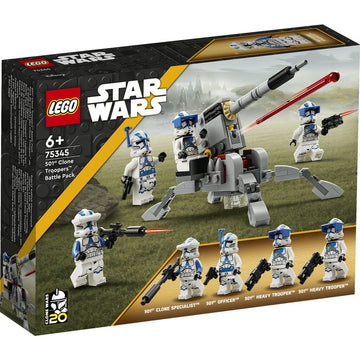 LEGO Star Wars The Clone Wars 501st Clone Troopers Battle Pack 75345