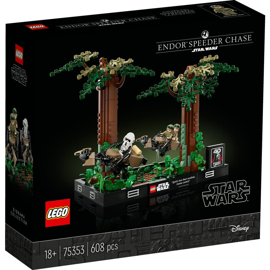 LEGO Star Wars Endor Speeder Chase Diorama 75353