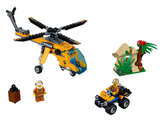 PRE-LOVED LEGO City Jungle Cargo Helicopter 60158