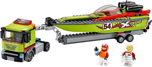 PRE-LOVED LEGO City Race Boat Transporter 60254