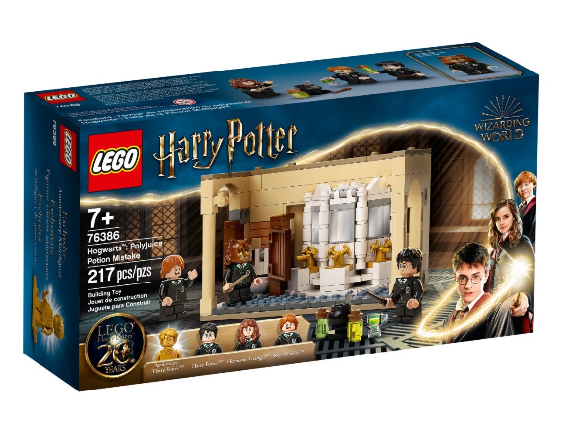 LEGO Harry Potter Chamber of Secrets Hogwarts Polyjuice Potion Mistake 76386