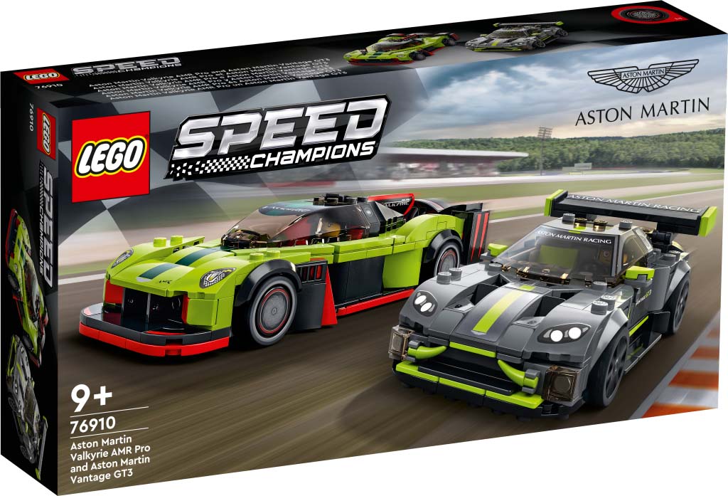 PRE-LOVED LEGO Speed Champions Aston Martin Valkyrie AMR Pro and Aston Martin Vantage GT3 76910