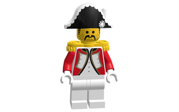 LEGO MINIFIG Pirates Imperial Guard Admiral pi001