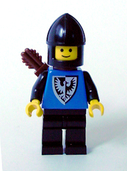 LEGO MINIFIG Castle Black Falcon Guard cas254