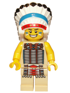 LEGO MINIFIG Tribal Chief, Series 3 col034