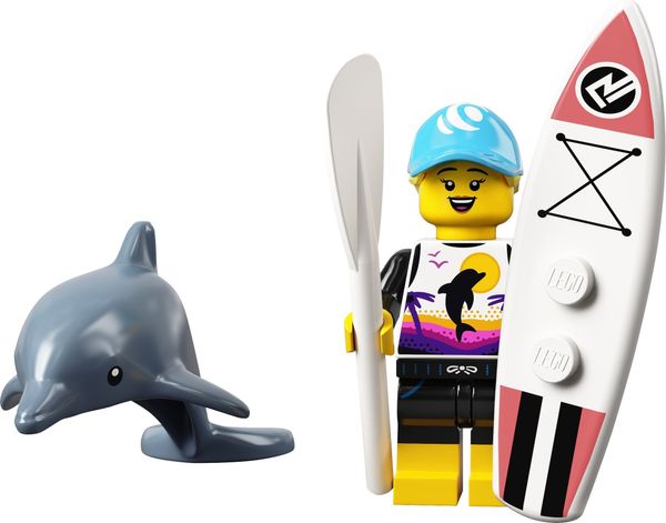 LEGO MINIFIG Paddle Surfer, Series 21 col21-1