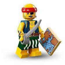 LEGO MINIFIG Scallywag Pirate, Series 16 col16-9