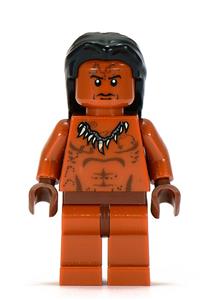 LEGO MINIFIG Indiana Jones Ugha Warrior iaj015
