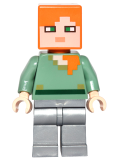 LEGO MINIFIG Minecraft Alex min026