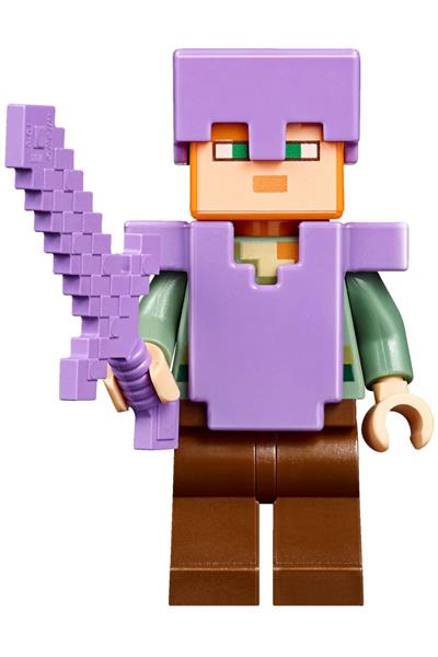 LEGO MINIFIG Minecraft Alex min055