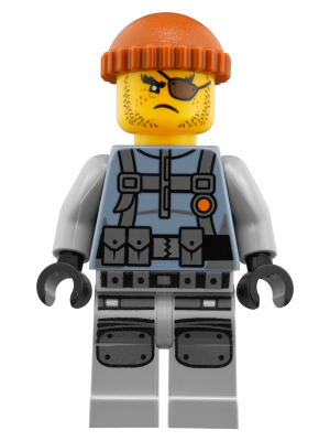 LEGO MINIFIG The LEGO Ninjago Movie Shark Army Thug njo356