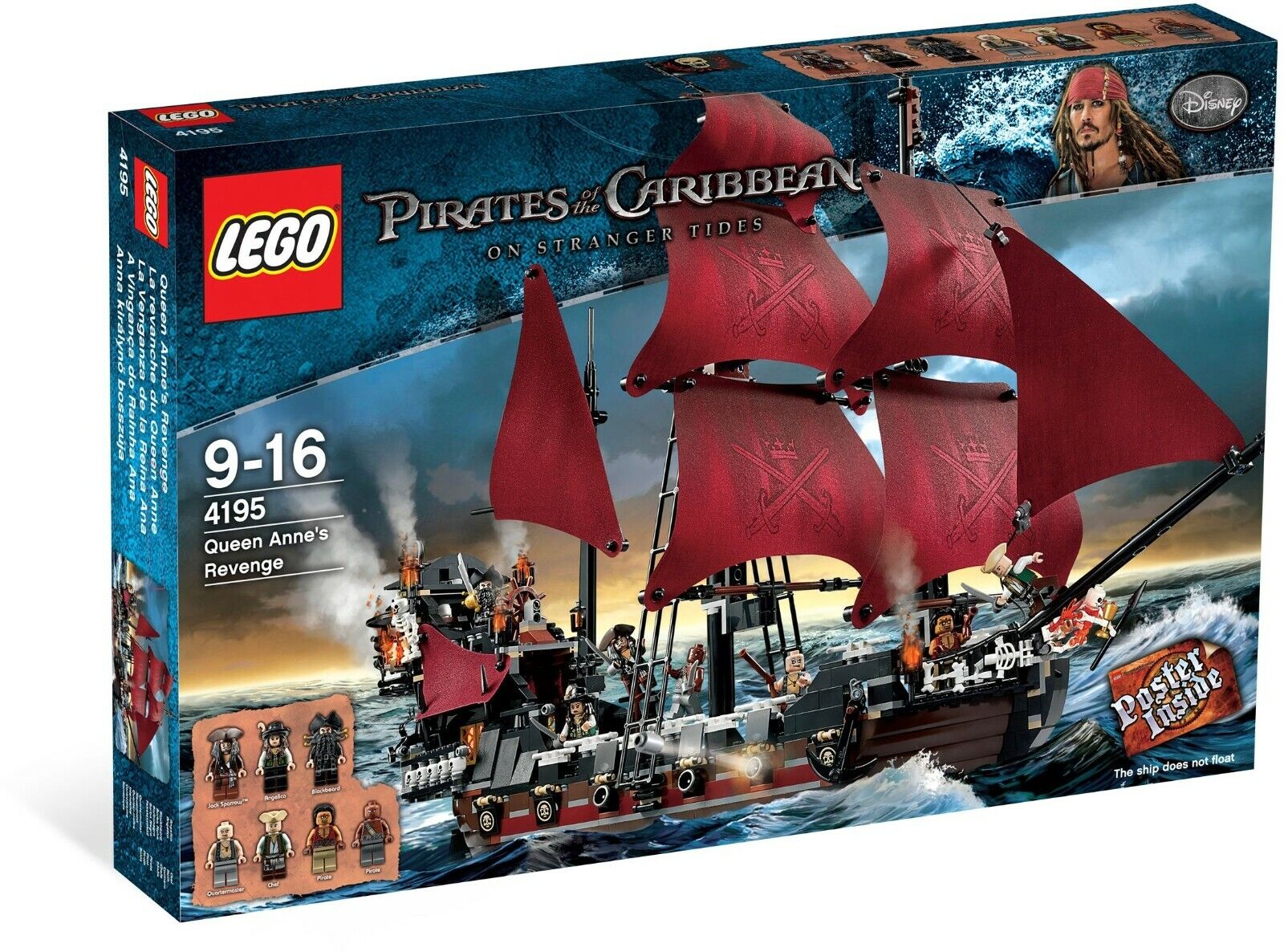 LEGO Pirates of the Caribbean Queen Anne's Revenge 4195