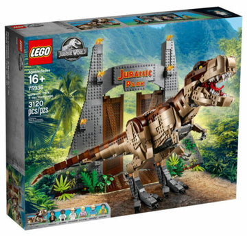 PRE-LOVED LEGO Jurassic World Jurassic Park T. Rex Rampage 75936