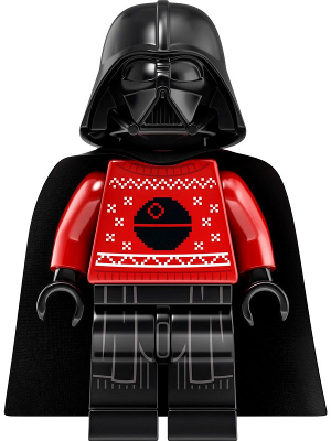 LEGO MINIFIG Star Wars Darth Vader Red Christmas Sweater sw1121