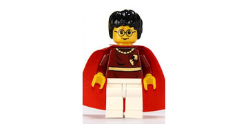 LEGO MINIFIG Harry Potter, Dark Red Quidditch Uniform hp019