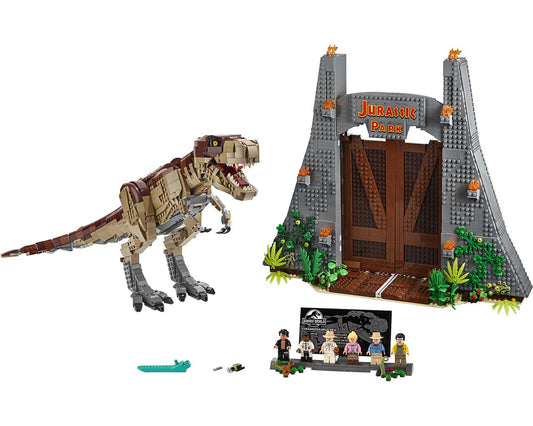 PRE-LOVED LEGO Jurassic World Jurassic Park T. Rex Rampage 75936