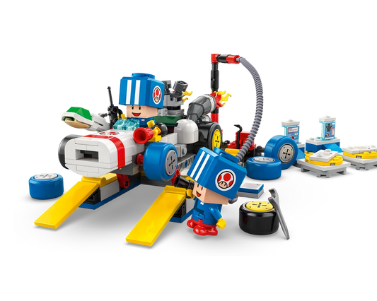 PRE-LOVED LEGO Super Mario Mario Kart Toad's Garage 72035