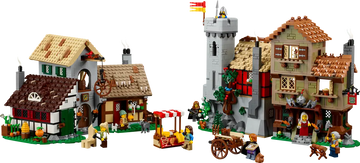 PRE-LOVED LEGO Icons Medieval Town Square 10332 (No Box)