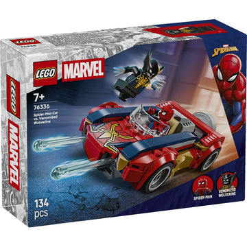LEGO Spider-Man Car vs. Venomized Wolverine 76336