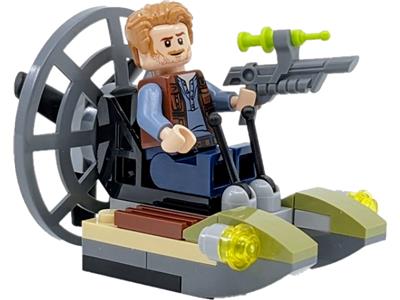 LEGO POLYBAG Jurassic World Owen with Airboat 122220