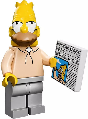 LEGO MINIFIG Grampa Simpson, The Simpsons, Series 1 colsim-6