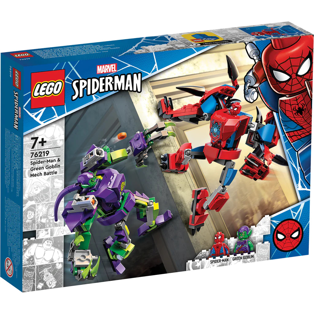 LEGO Spider-Man & Green Goblin Mech Battle 76219