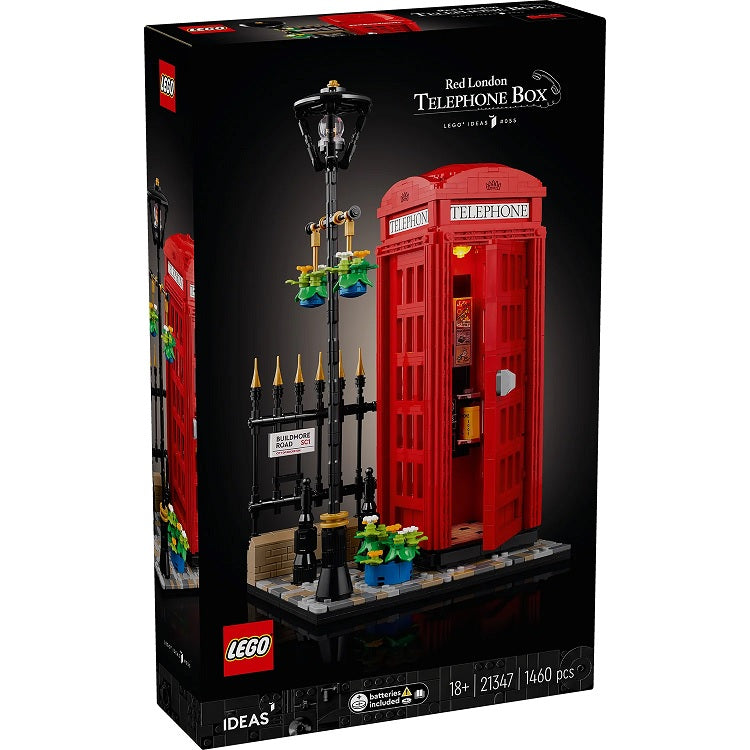 LEGO Ideas Red London Telephone Box 21347