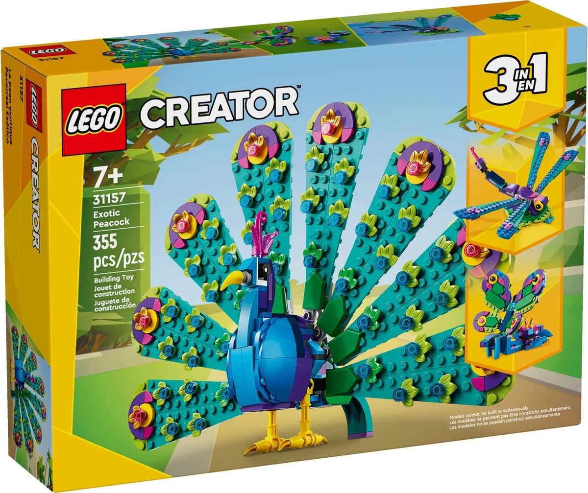 LEGO Creator 3 in 1 Exotic Peacock 31157