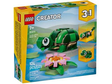 LEGO Creator 3 in 1 Turtle with a Water Lily Flower 31377