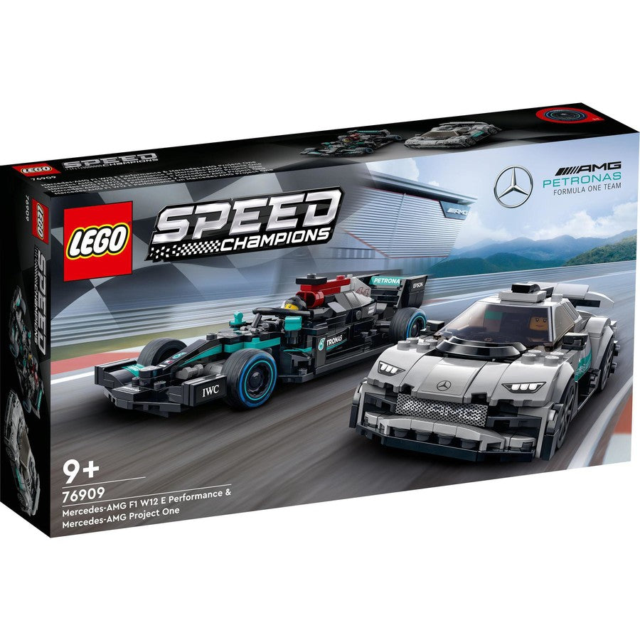 PRE-LOVED LEGO Speed Champions Mercedes-AMG F1 W12 E Performance & Mercedes-AMG Project One 76909