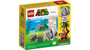 LEGO Super Mario Donkey Kong Rambi the Rhino Expansion Set 71420