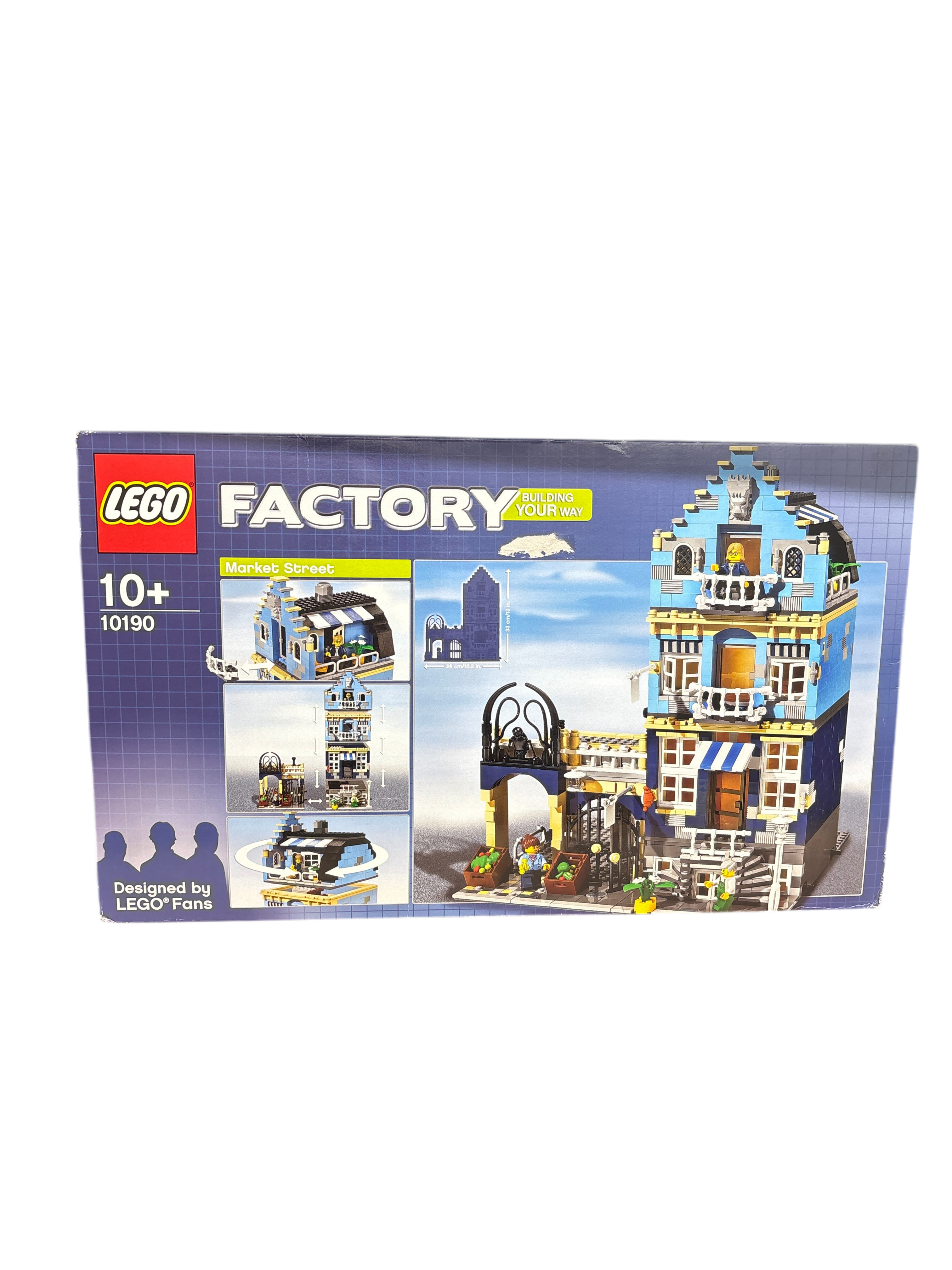LEGO Modular Buiding Factory Market Street 10190