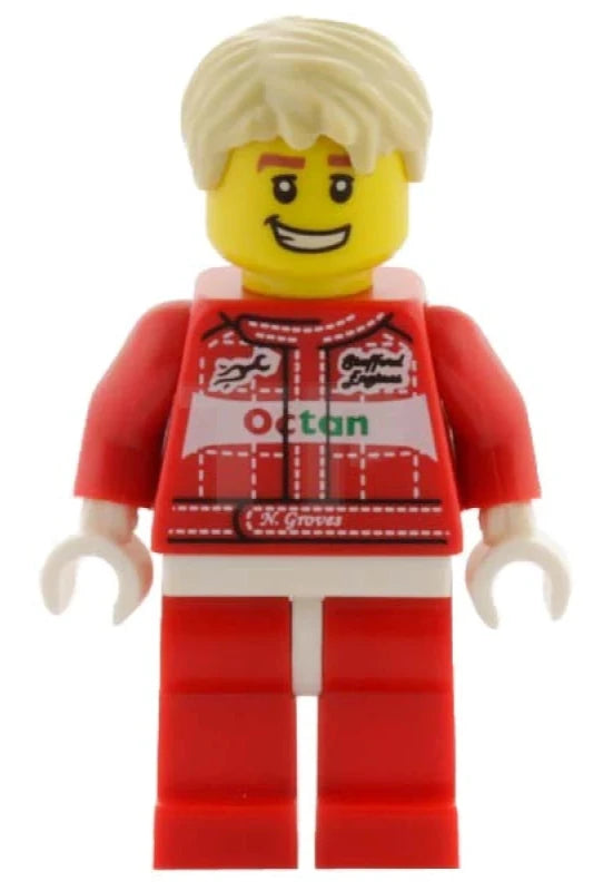 LEGO MINIFIG Minifigure Series Race Car Driver col040