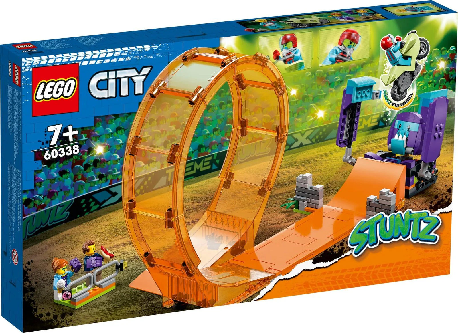 LEGO City Stuntz Chimpanzee Smash Stunt Loop 60338