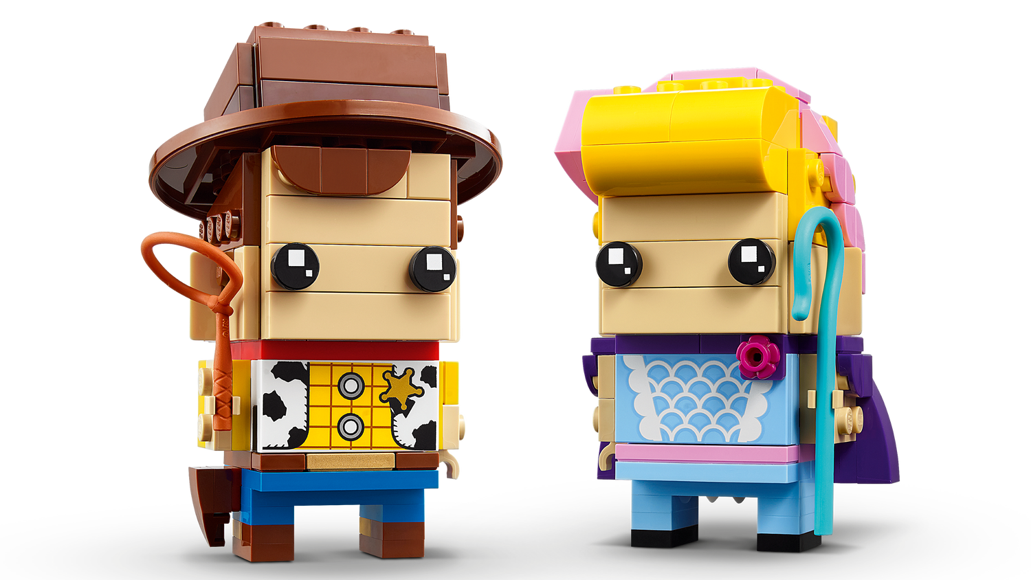 PRE-LOVED LEGO BrickHeadz Disney Woody & Bo Peep 40553 (No Box)