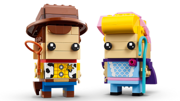 PRE-LOVED LEGO BrickHeadz Disney Woody & Bo Peep 40553 (No Box)