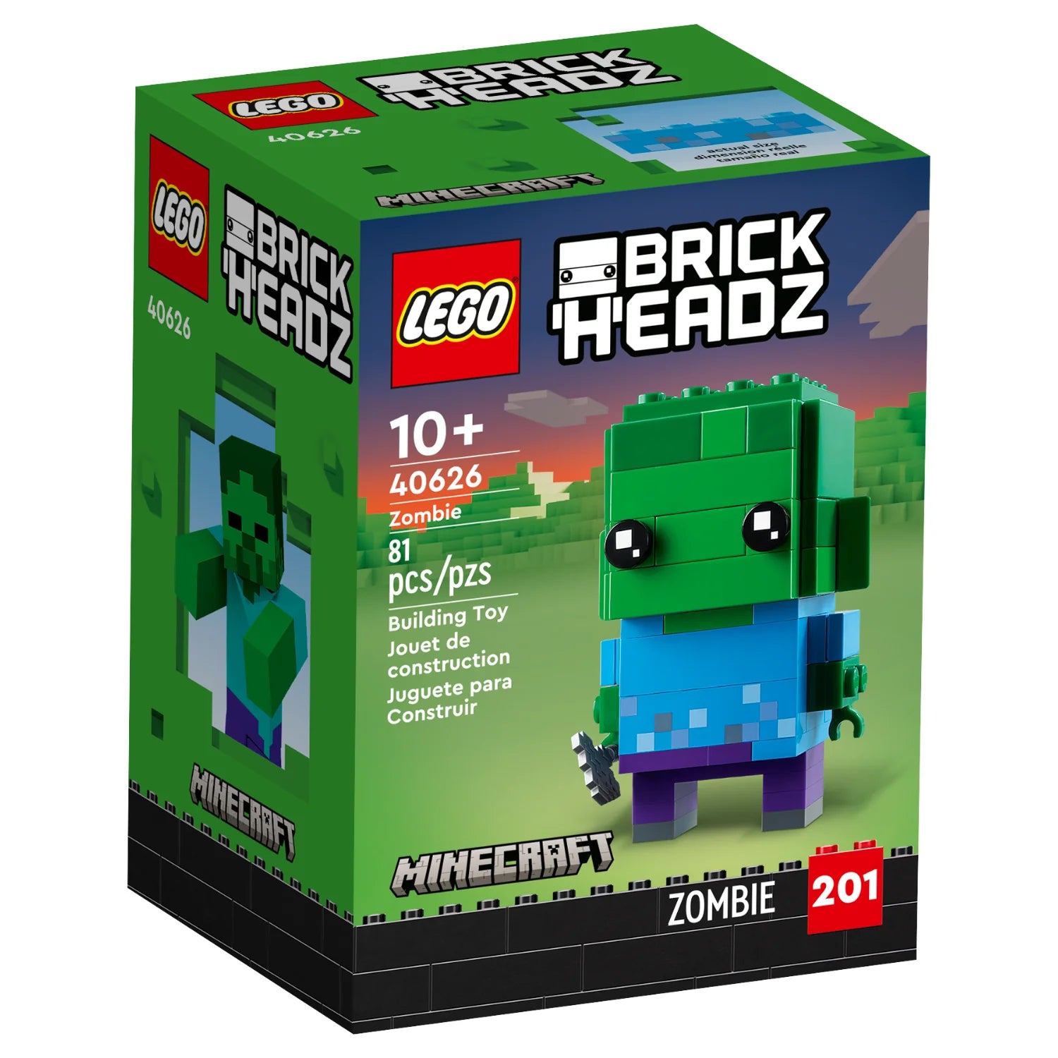 LEGO BrickHeadz Minecraft Zombie 40626