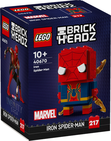 PRE-LOVED LEGO BrickHeadz Marvel Super Heroes Iron Spider-Man 40670