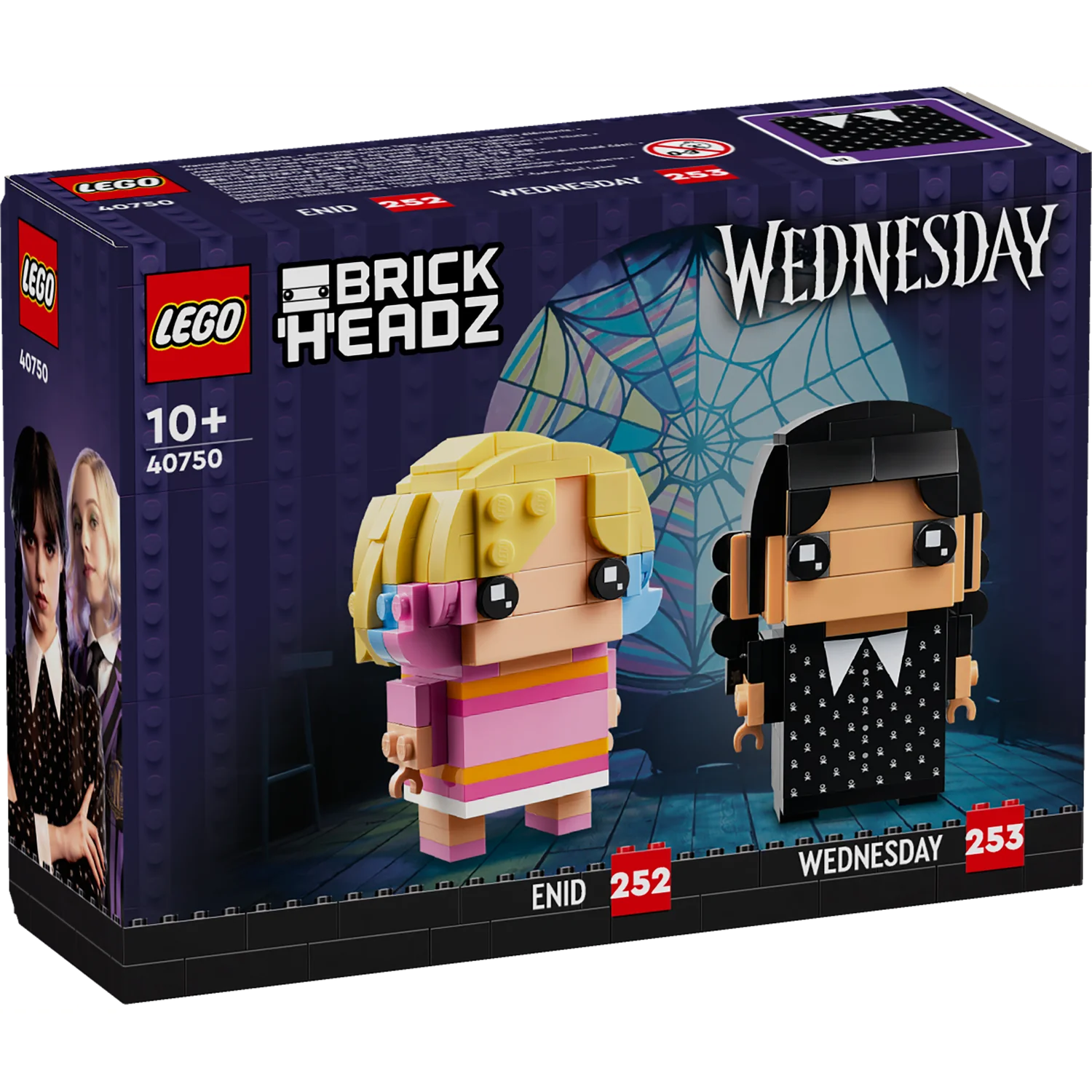 PRE-LOVED LEGO BrickHeadz Wednesday & Enid 40750