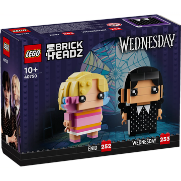 PRE-LOVED LEGO BrickHeadz Wednesday & Enid 40750