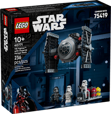 LEGO Star Wars TIE Fighter with Imperial Hangar Rack 40771
