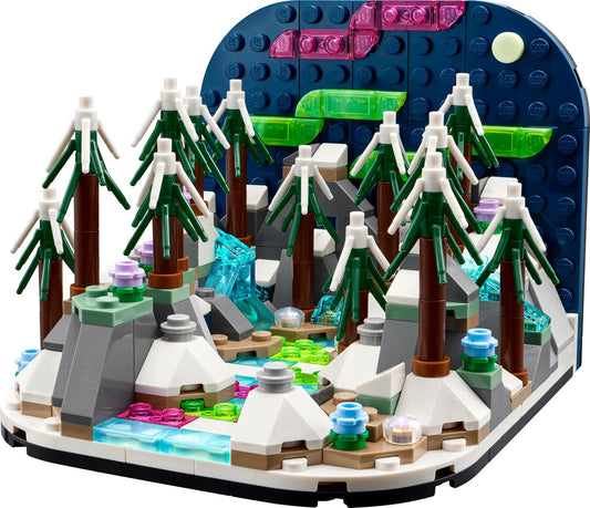 LEGO Wonders of the Natural World Northern Lights Diorama 40785