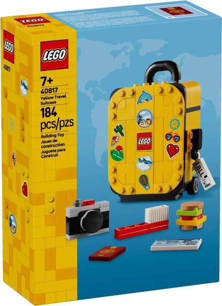 LEGO Yellow Travel Suitcase 40817