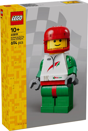LEGO Up-Scaled Racing Driver Minifigure 40819