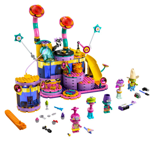 LEGO Trolls World Tour Vibe City Concert 41258