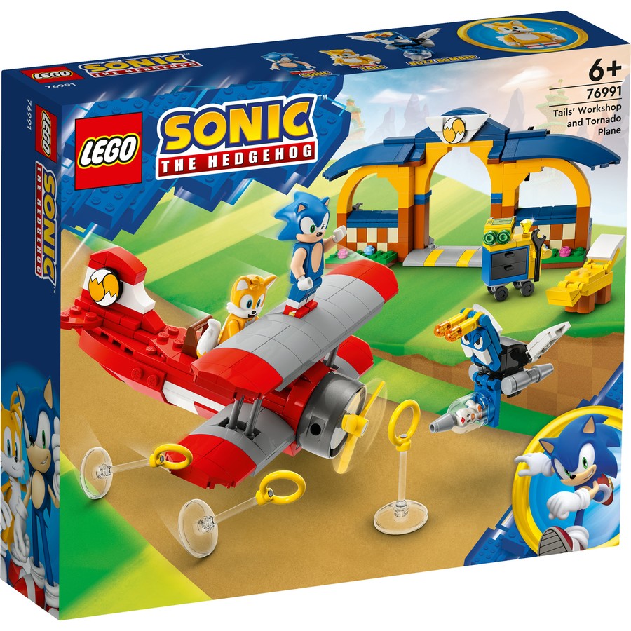 LEGO Sonic the Hedgehog Tails' Workshop and Tornado Plane 76991