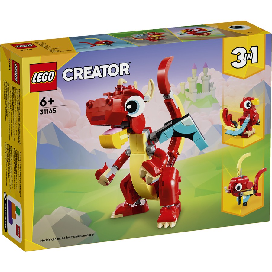 LEGO Creator 3 in 1 Red Dragon 31145